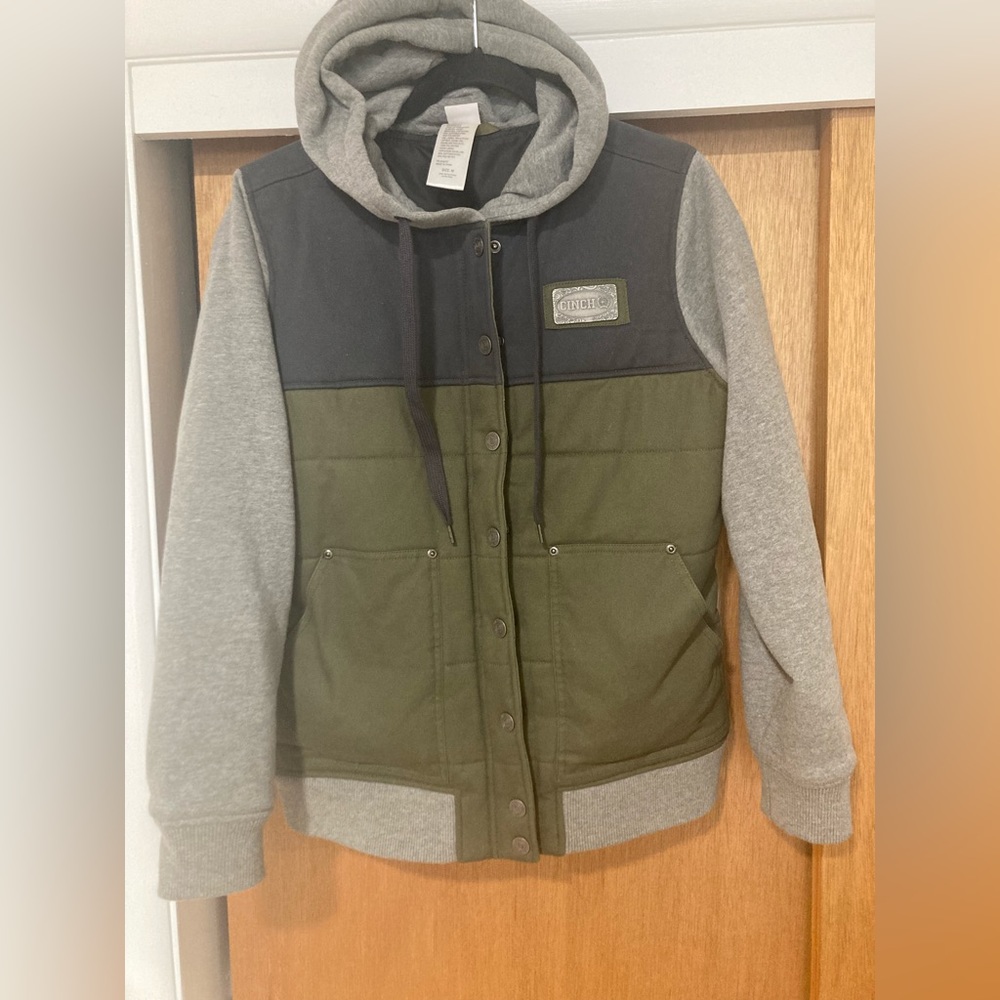 Cinch Ladies barn jacket w hood